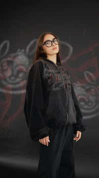 AIRBRUSH ZIP HOODIE