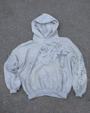 SCRIBBLE GREY HOODIE
