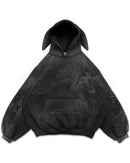 SCRIBBLE BLACK HOODIE